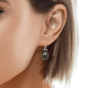 Light & Dark Tahitian Pearl Earrings