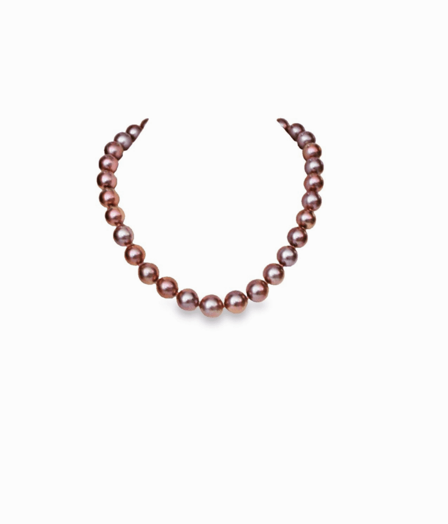 6x25mm & 15x27mm Light Silver Baroque Tahitian Pearl Leather Lariat with 18kt Yellow Gold Caps