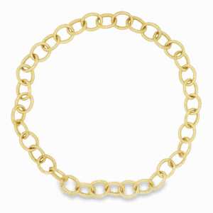 18kt Yellow Gold Link Chain Necklace