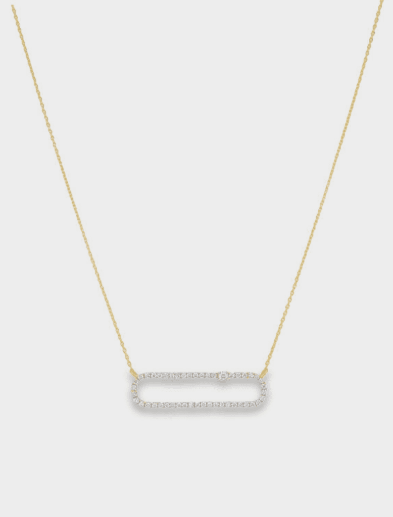 14kt Yellow Gold & Diamond Necklace
