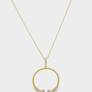 14kt Yellow Gold with Diamonds Necklace