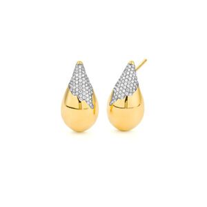 14kt Yellow Gold (3.3 grams) & Diamond (0.48ct) Earrings