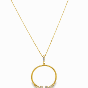 14kt Yellow Gold with Diamonds Necklace