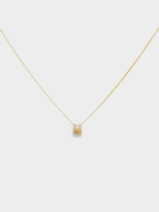 14kt Yellow Gold & Diamond (0.15cts) Passage Necklace