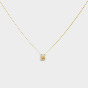 14kt Yellow Gold & Diamond (0.15cts) Passage Necklace
