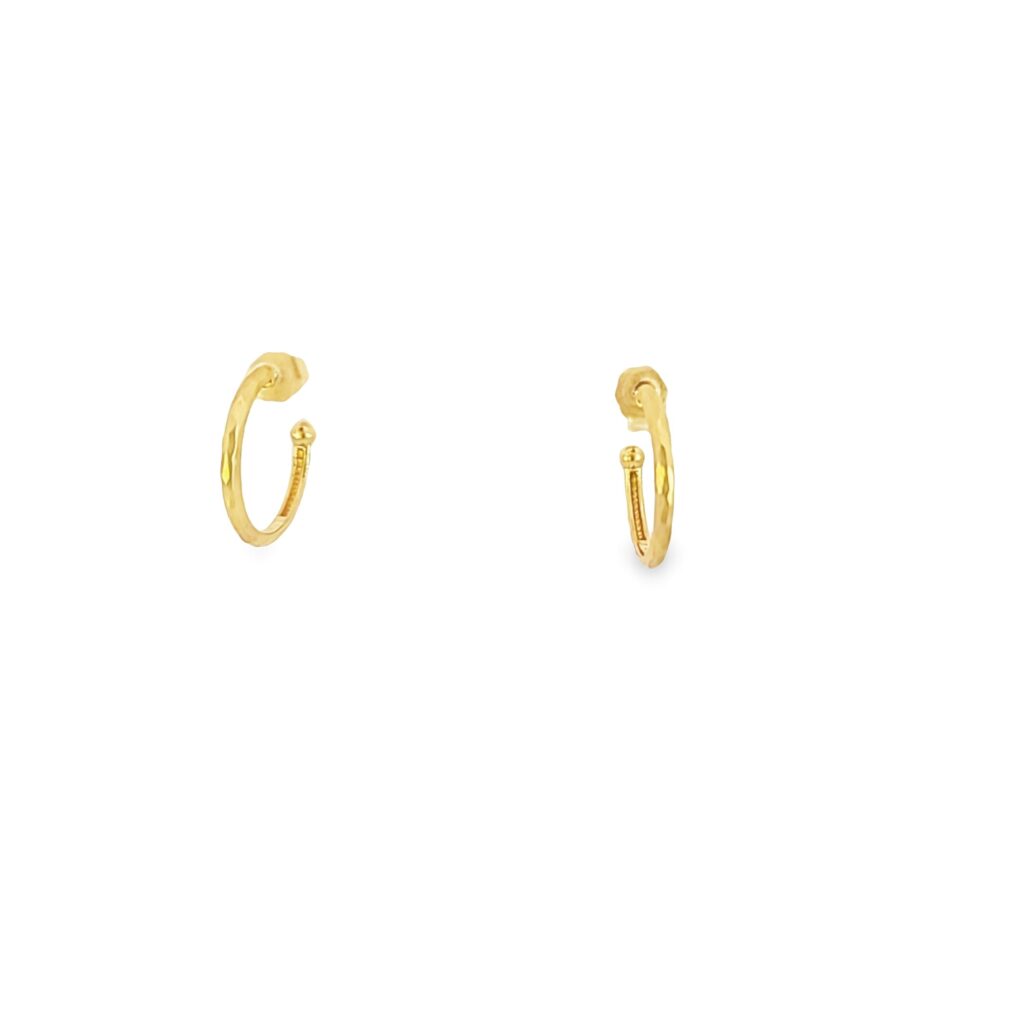 18mm 14kt Yellow Gold Hoop Earring