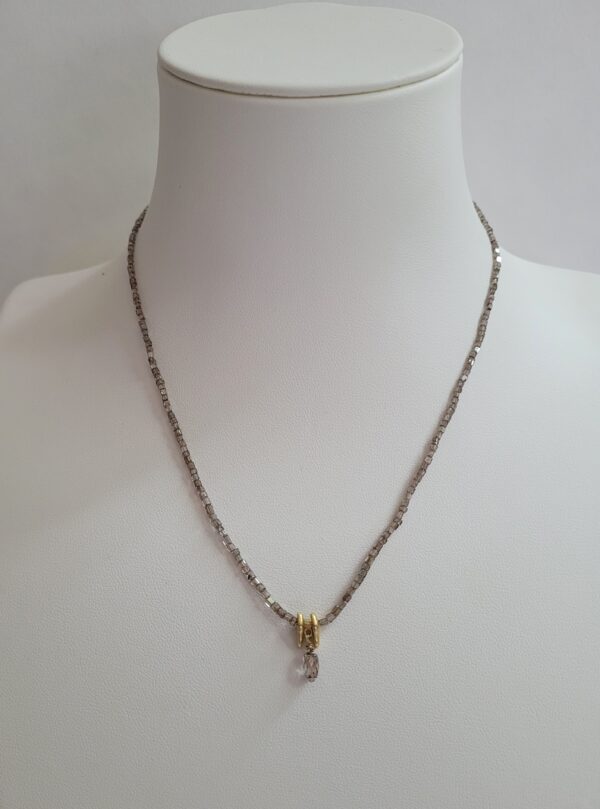 Champagne Diamonds & 18kt Yellow Gold Necklace