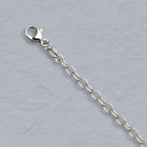 20" 14kt White Gold Chain 5.25 grams