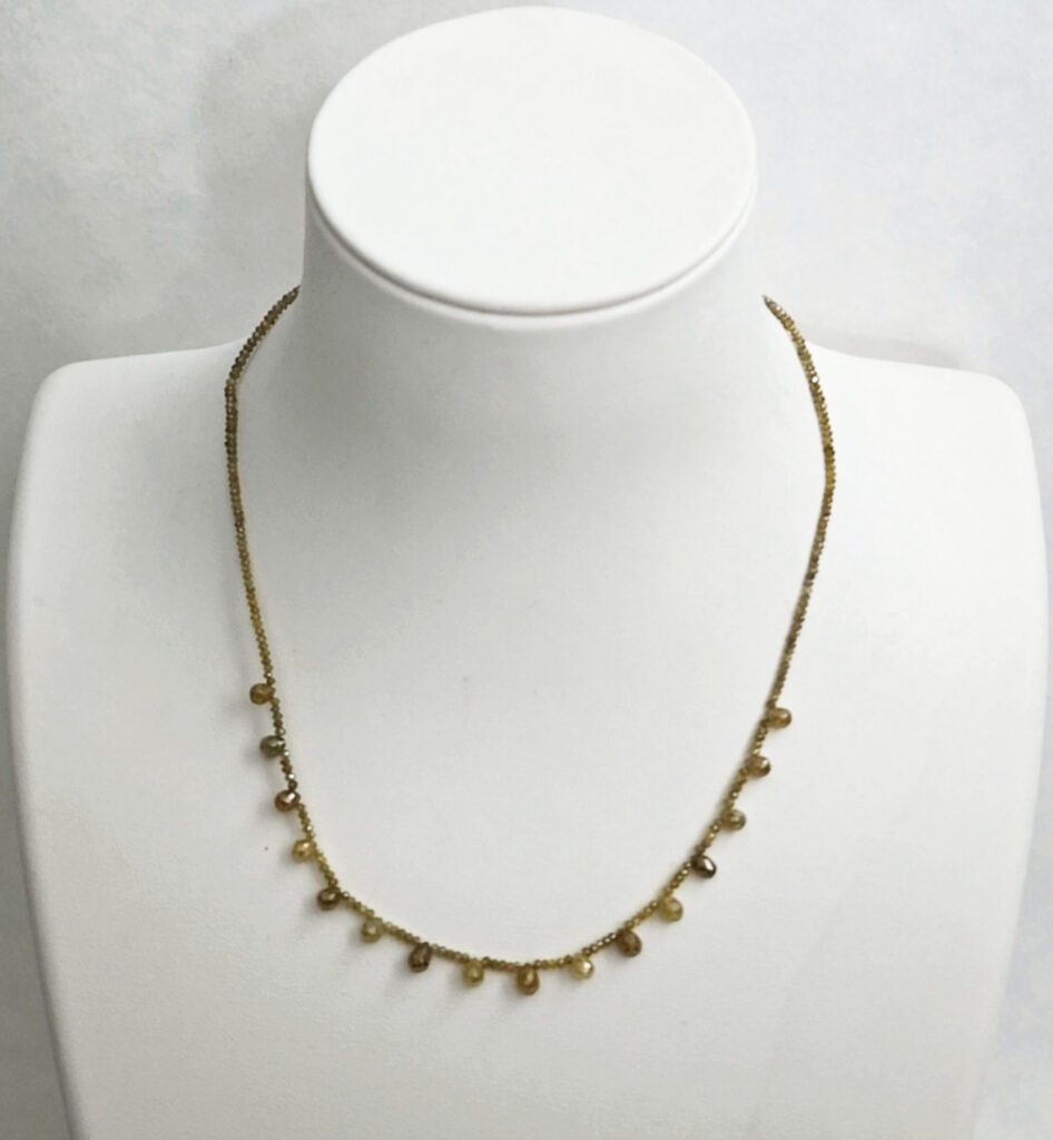 Yellow Diamonds & 18kt Yellow Gold Necklace