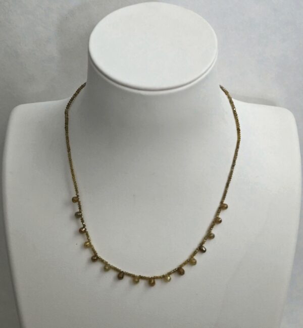 Yellow Diamonds & 18kt Yellow Gold Necklace