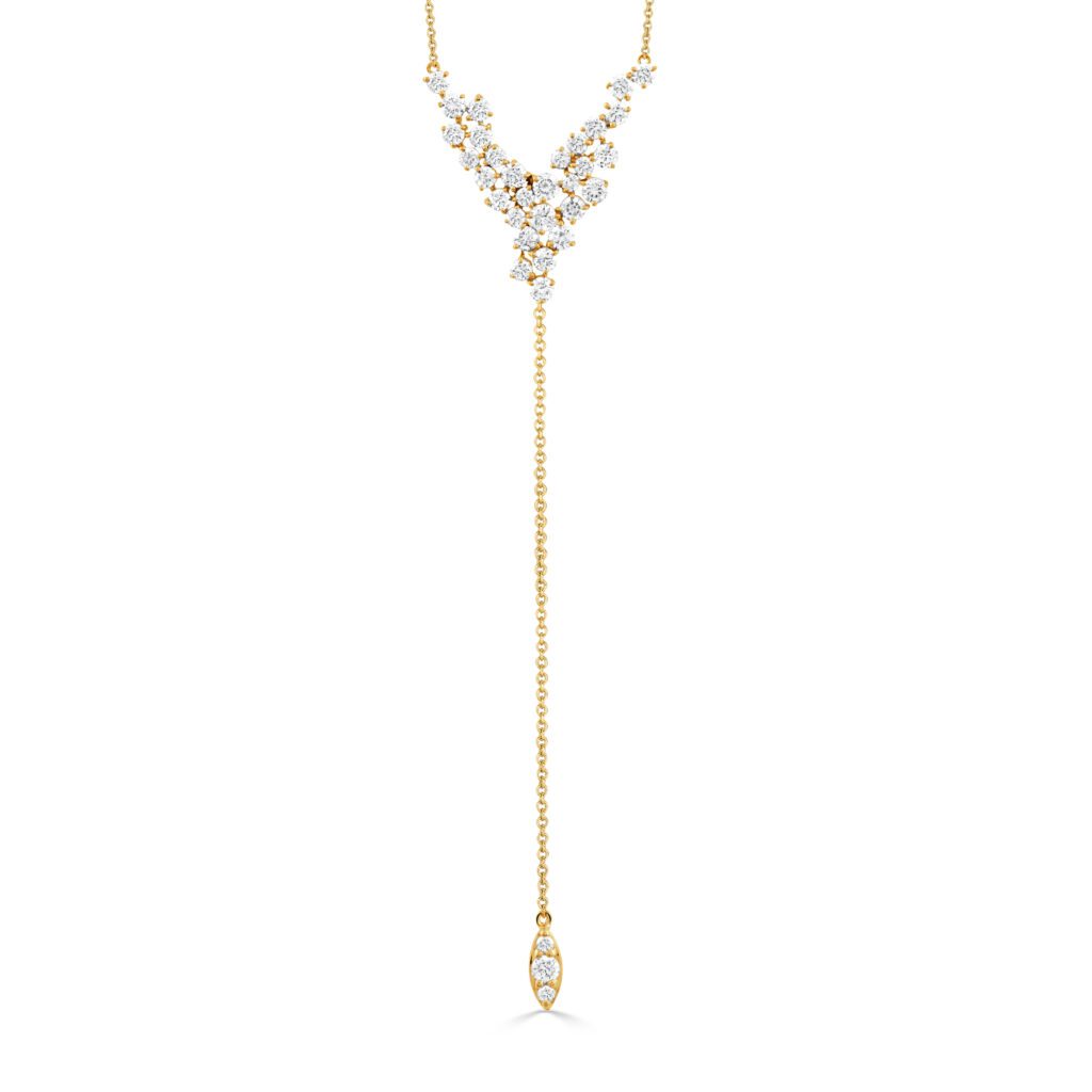 18kt Yellow Gold & Diamond Necklace